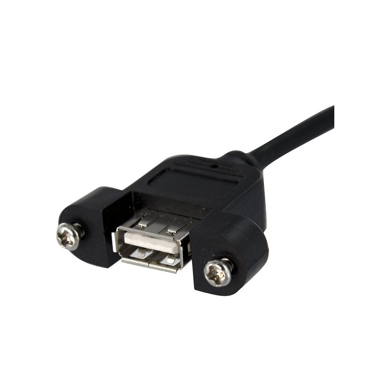 StarTech USBPNLAFHD3 3 ft Panel Mount USB Cable - USB A to Motherboard Header Cable F/F